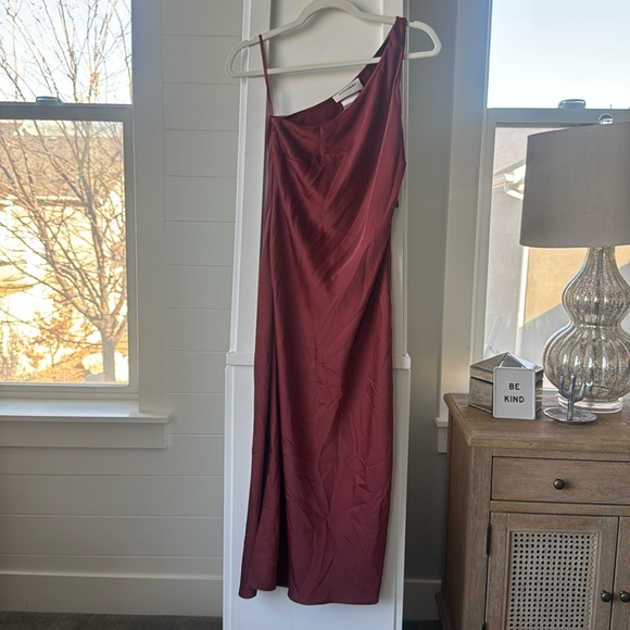 BHLDN Audrie One-Shoulder Midi Dress - Picture 4 of 5